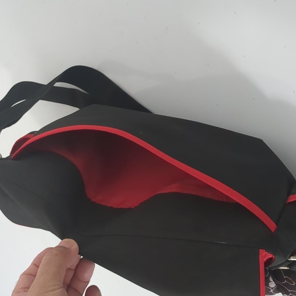 Vintage Mickey Mouse Duffel Bag Red/Black - Picture 7 of 8